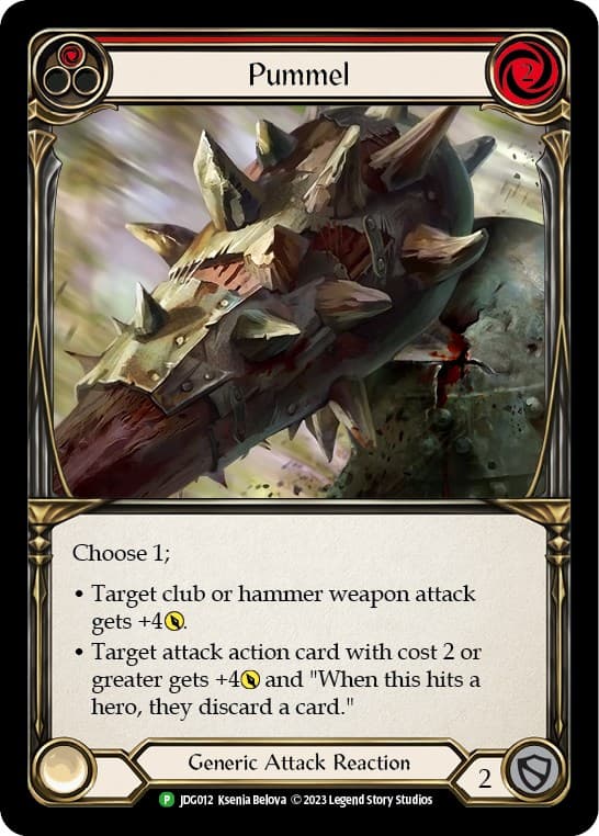 Pummel (Red) - JDG012 — Flesh and Blood: Promo Cards card