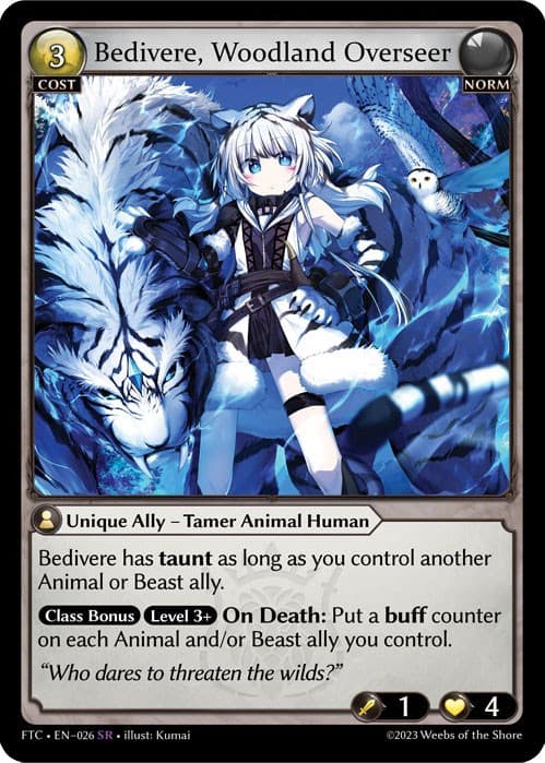 Bedivere, Woodland Overseer — Fractured Crown card