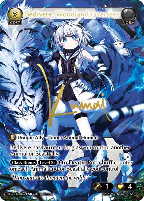 Bedivere, Woodland Overseer (CSR) — Fractured Crown card