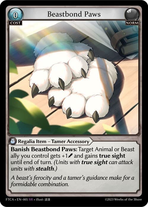 Beastbond Paws — Fractured Crown card