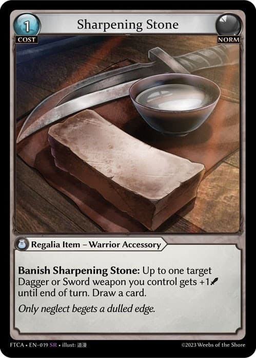 Sharpening Stone — Fractured Crown card