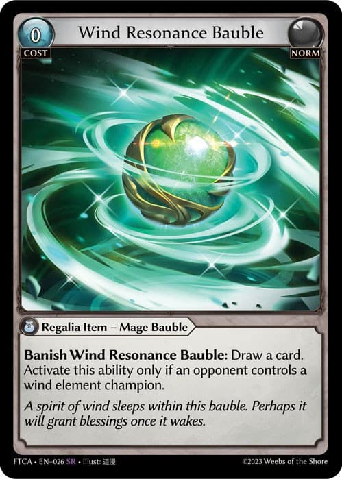 Wind Resonance Bauble — Fractured Crown card