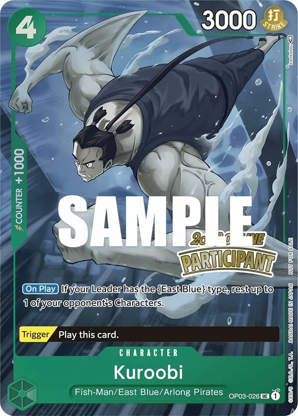 Kuroobi (Online Regional 2023) [Participant] — One Piece Promotion Cards card
