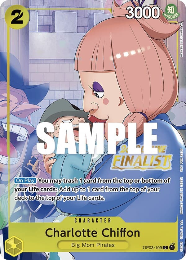 Charlotte Chiffon (Online Regional 2023) [Finalist] — One Piece Promotion Cards card