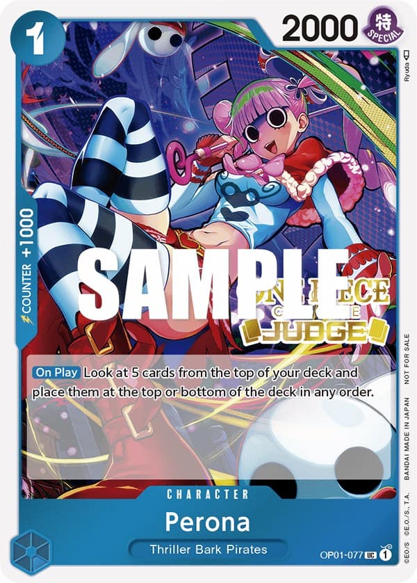 Perona (Judge Pack Vol. 2) — One Piece Promotion Cards card