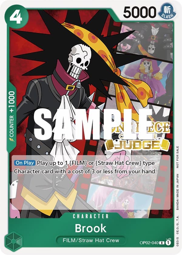 Brook (Judge Pack Vol. 2) — One Piece Promotion Cards card
