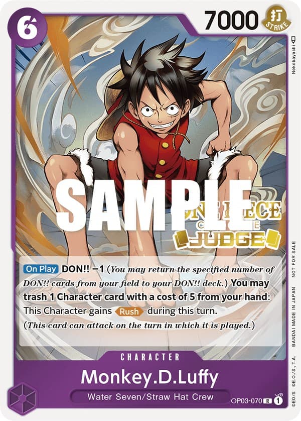 Monkey.D.Luffy (Judge Pack Vol. 2) — One Piece Promotion Cards card