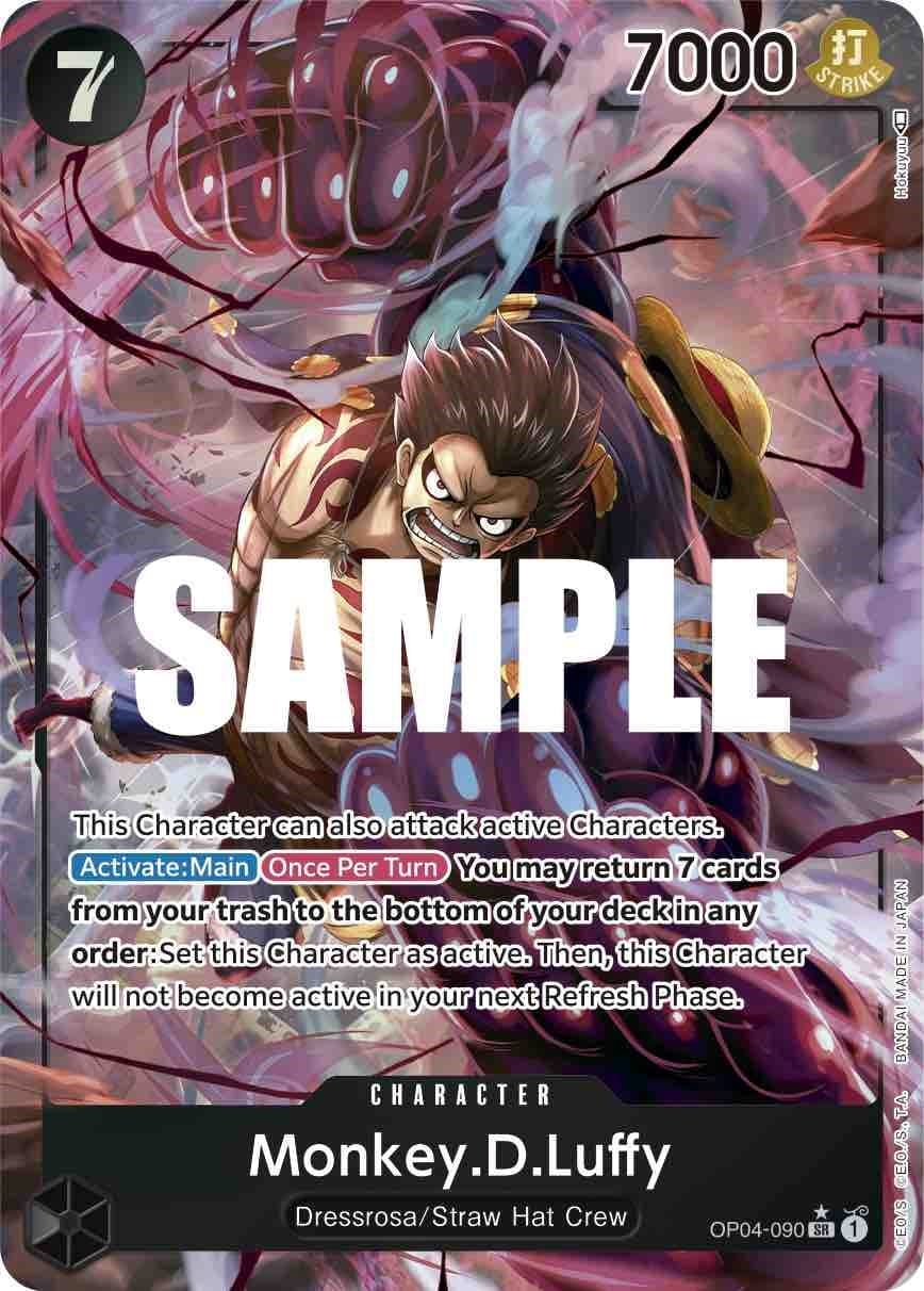 Monkey.D.Luffy (090) (Alternate Art) — Kingdoms of Intrigue card