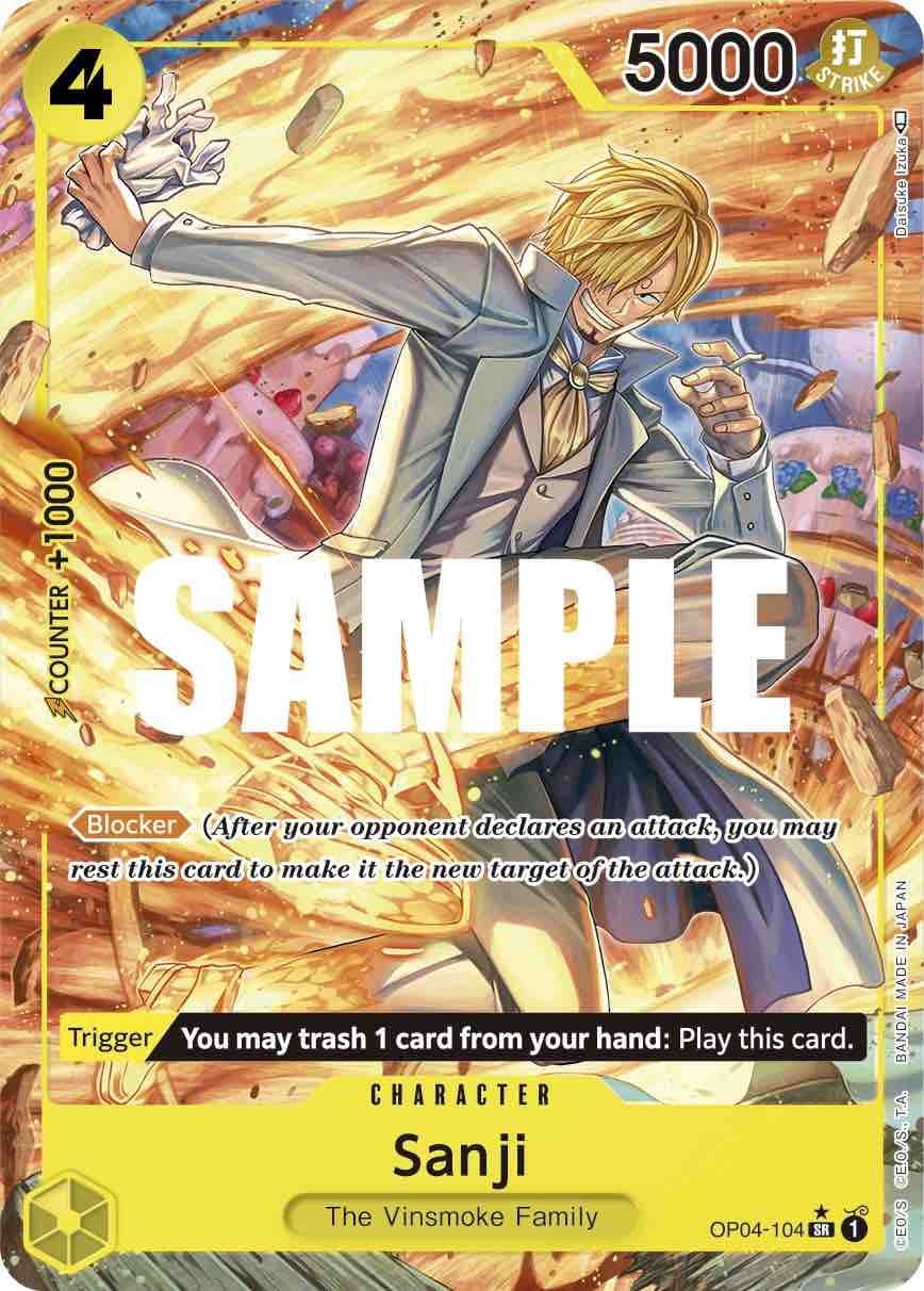 Sanji (104) (Alternate Art) — Kingdoms of Intrigue card
