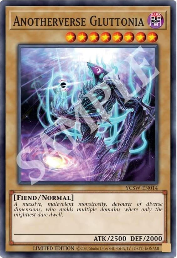 Anotherverse Gluttonia (SR) — Yu-Gi-Oh! Championship Series Prize Cards card
