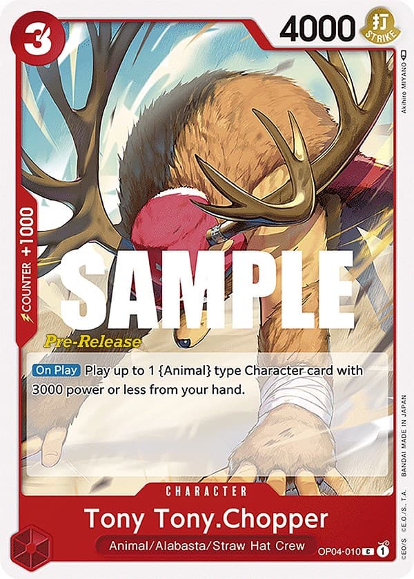 Tony Tony.Chopper — Kingdoms of Intrigue Pre-Release Cards card