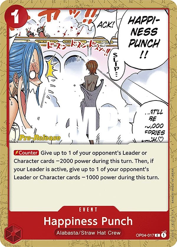 Happiness Punch — Kingdoms of Intrigue Pre-Release Cards card