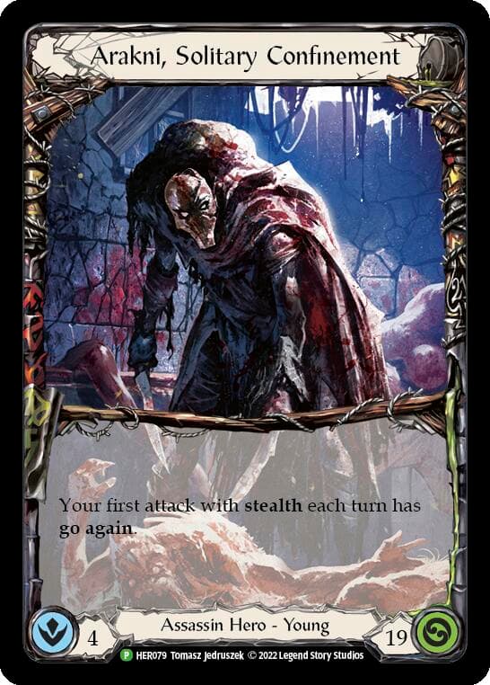 Arakni, Solitary Confinement - HER079 — Flesh and Blood: Promo Cards card