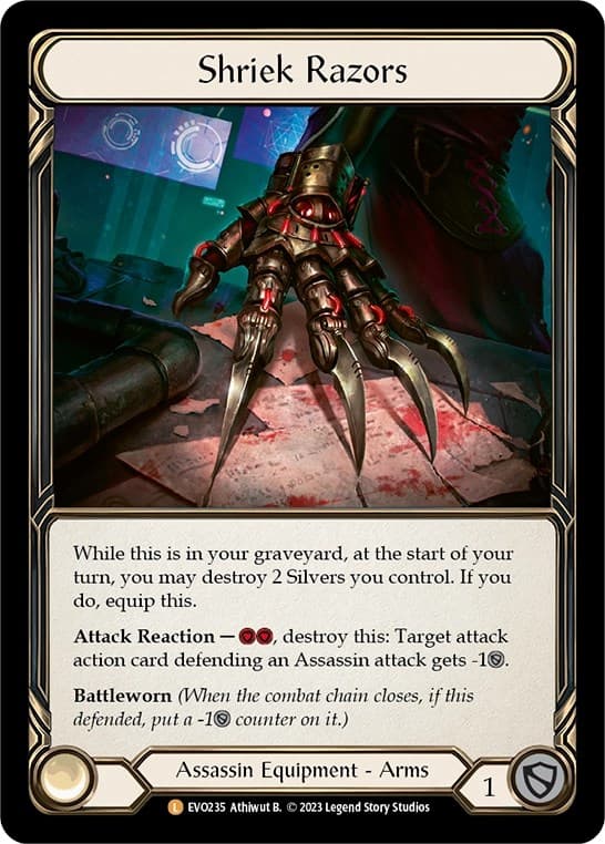 Shriek Razors — Bright Lights card
