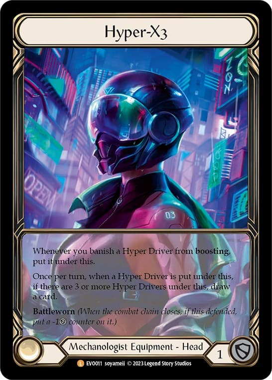 Hyper-X3 (Extended Art) — Bright Lights card