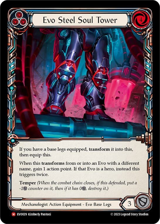 Evo Steel Soul Tower — Bright Lights card
