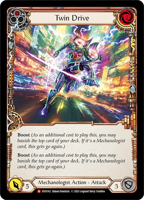 Twin Drive — Bright Lights card