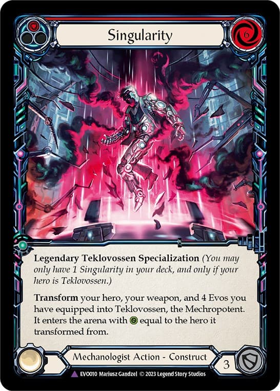 Singularity // Teklovossen, the Mechropotent (Marvel) — Bright Lights card