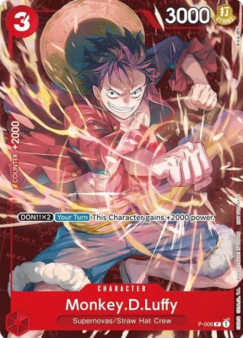 Monkey.D.Luffy - P-006 (Retail Promo) — One Piece Promotion Cards card
