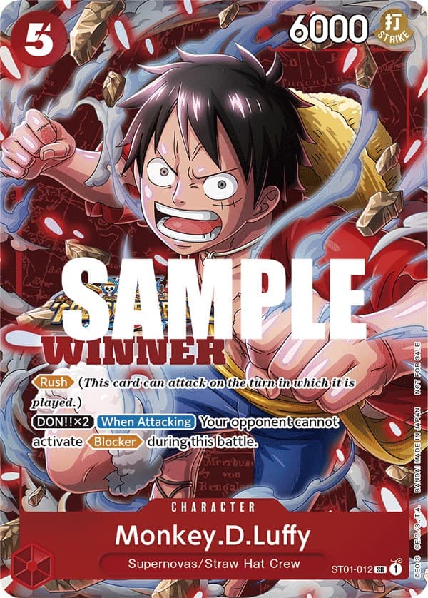 Monkey.D.Luffy (Winner Pack Vol. 5) — One Piece Promotion Cards card