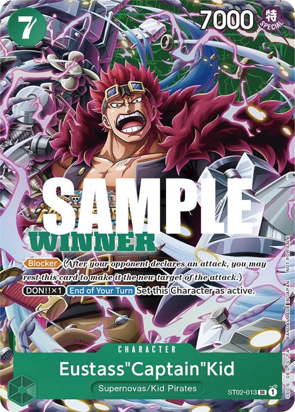 Eustass"Captain"Kid (Winner Pack Vol. 5) — One Piece Promotion Cards card