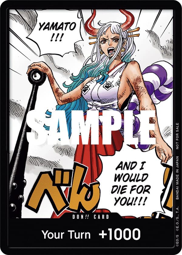 DON!! Card (Yamato) (1st Anniversary DON!! Card Pack) — One Piece Promotion Cards card