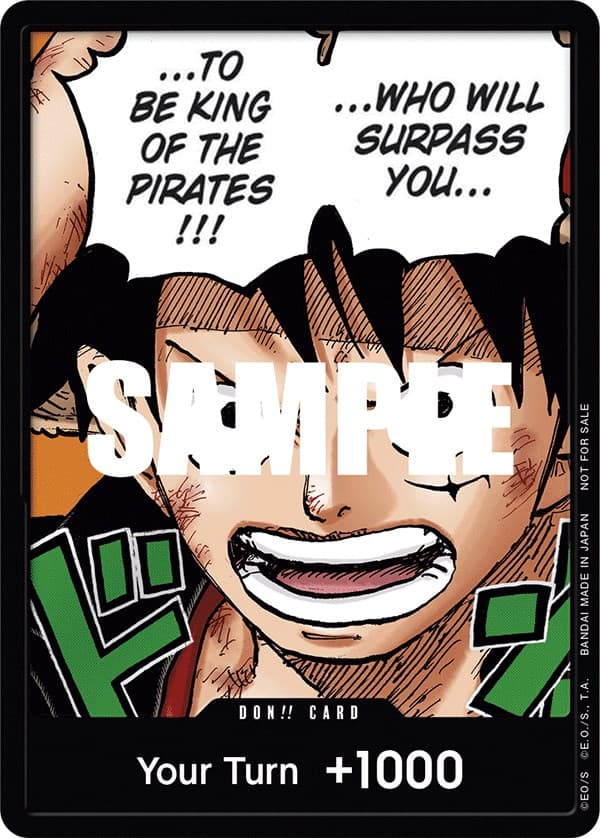 DON!! Card (Monkey.D.Luffy) (1st Anniversary DON!! Card Pack) — One Piece Promotion Cards card