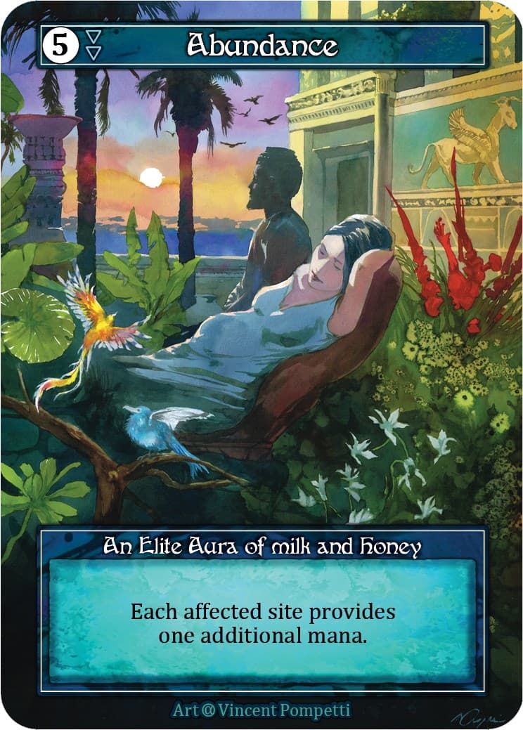 Abundance (Foil) — Alpha card