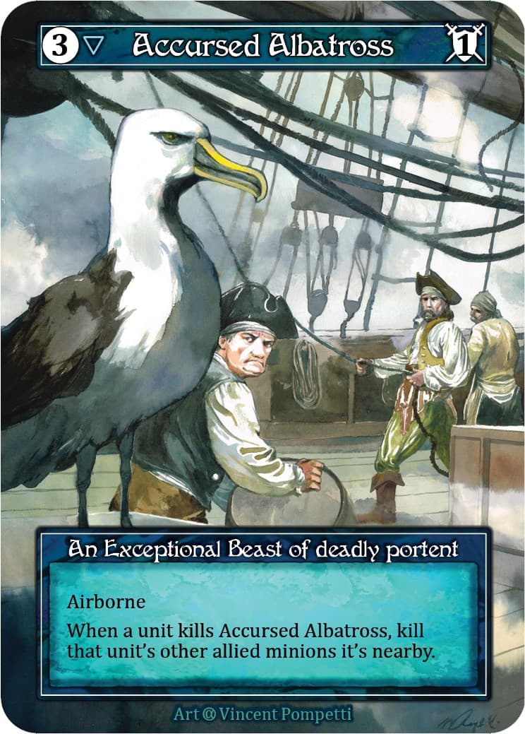 Accursed Albatross (Foil) — Alpha card