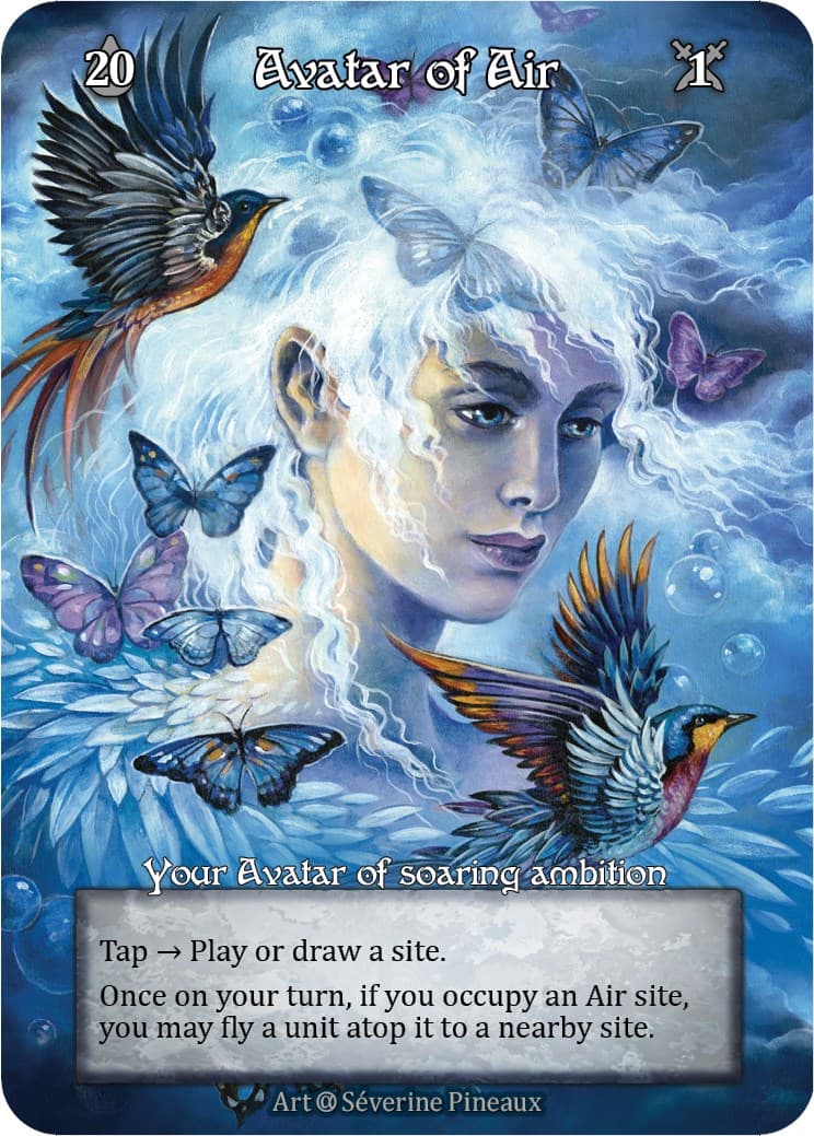 Avatar of Air (Foil) — Alpha card