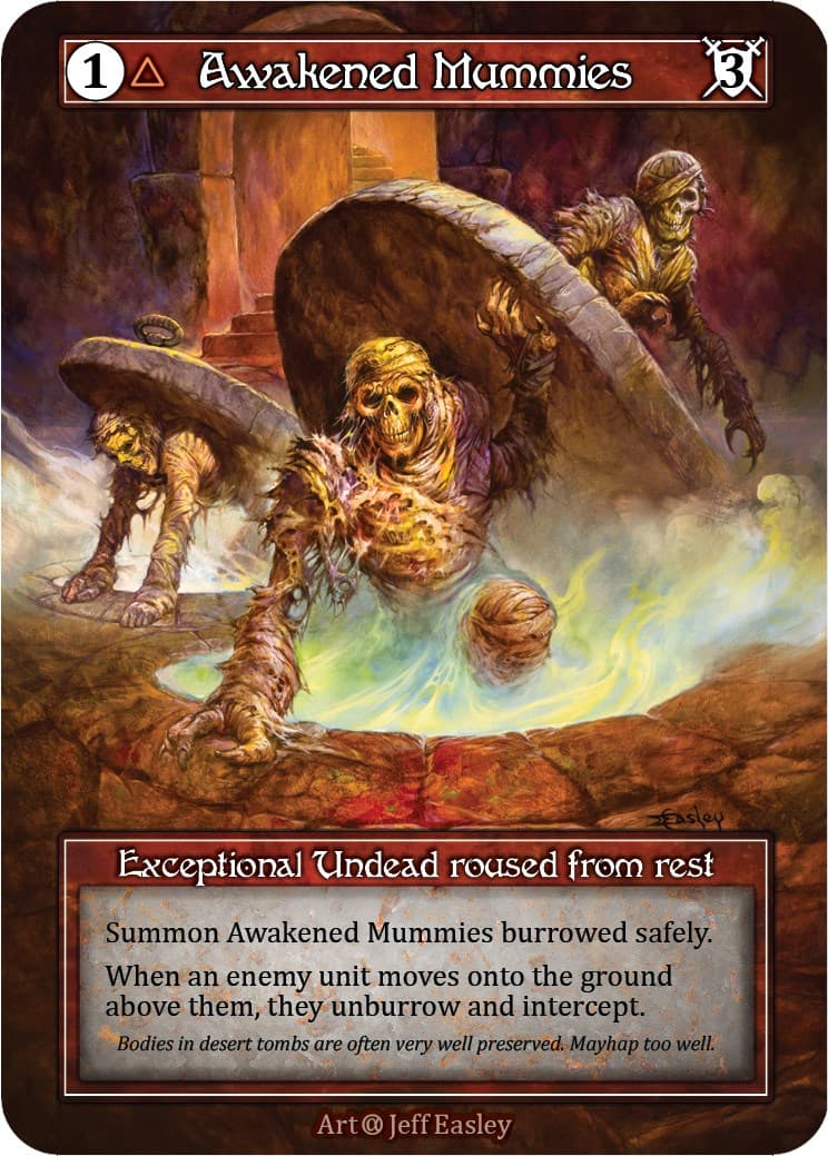 Awakened Mummies (Foil) — Alpha card