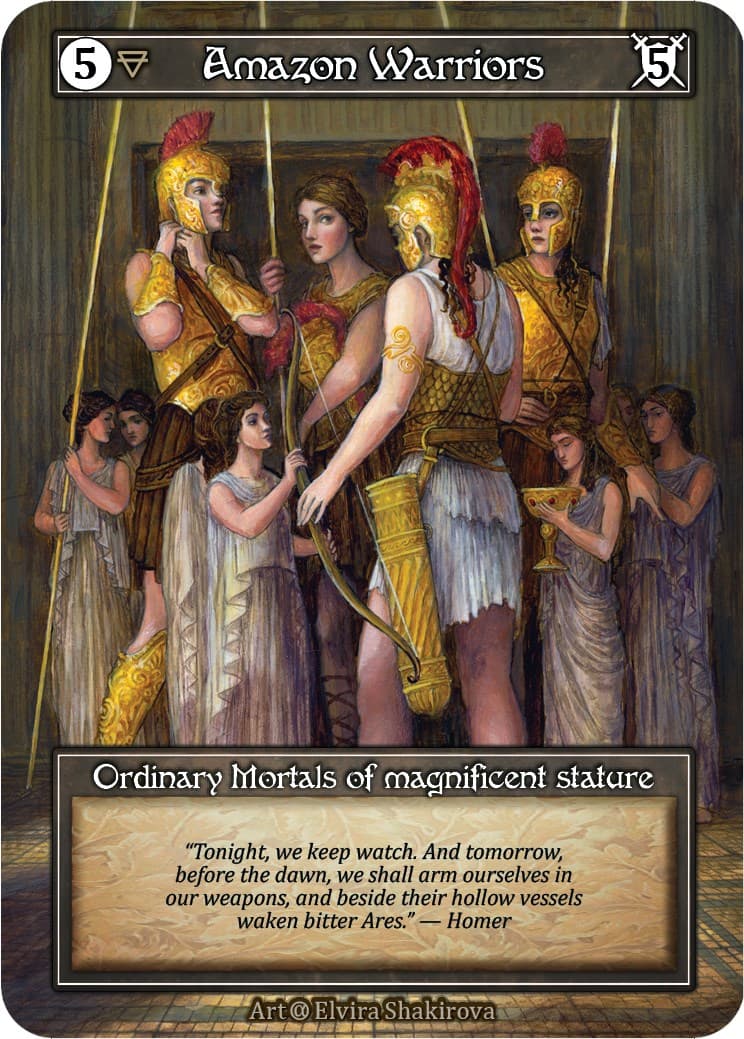 Amazon Warriors (Foil) — Alpha card
