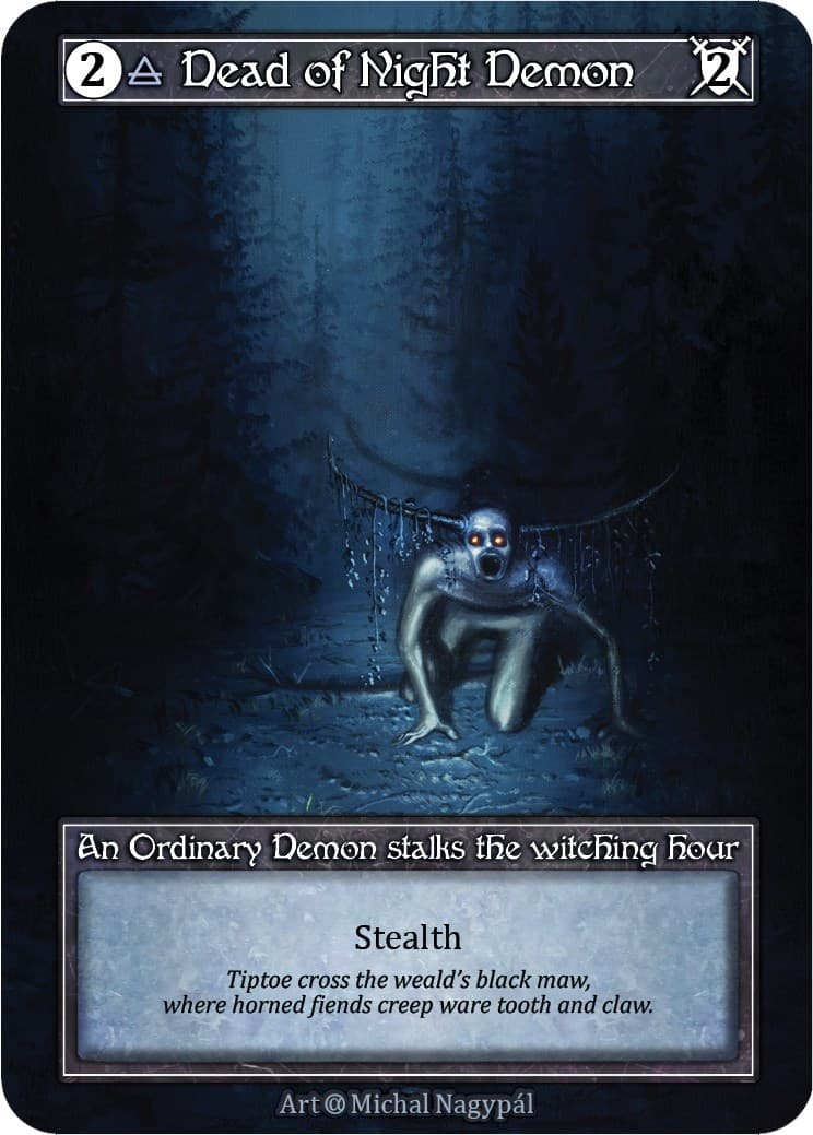 Dead of Night Demon (Foil) — Alpha card