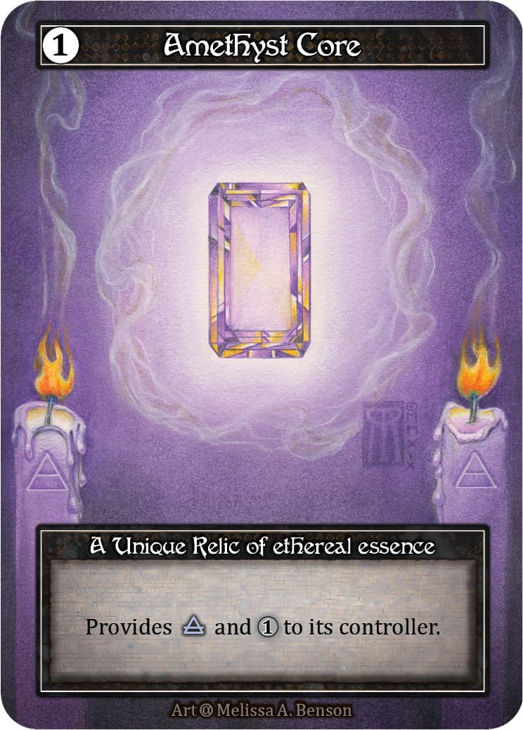Amethyst Core (Foil) — Alpha card
