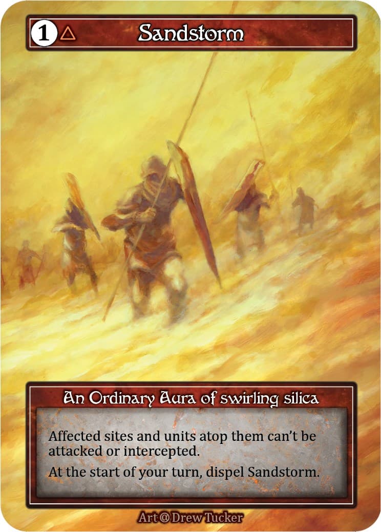 Sandstorm (Foil) — Alpha card