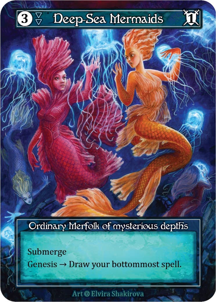 Deep-Sea Mermaids (Foil) — Alpha card