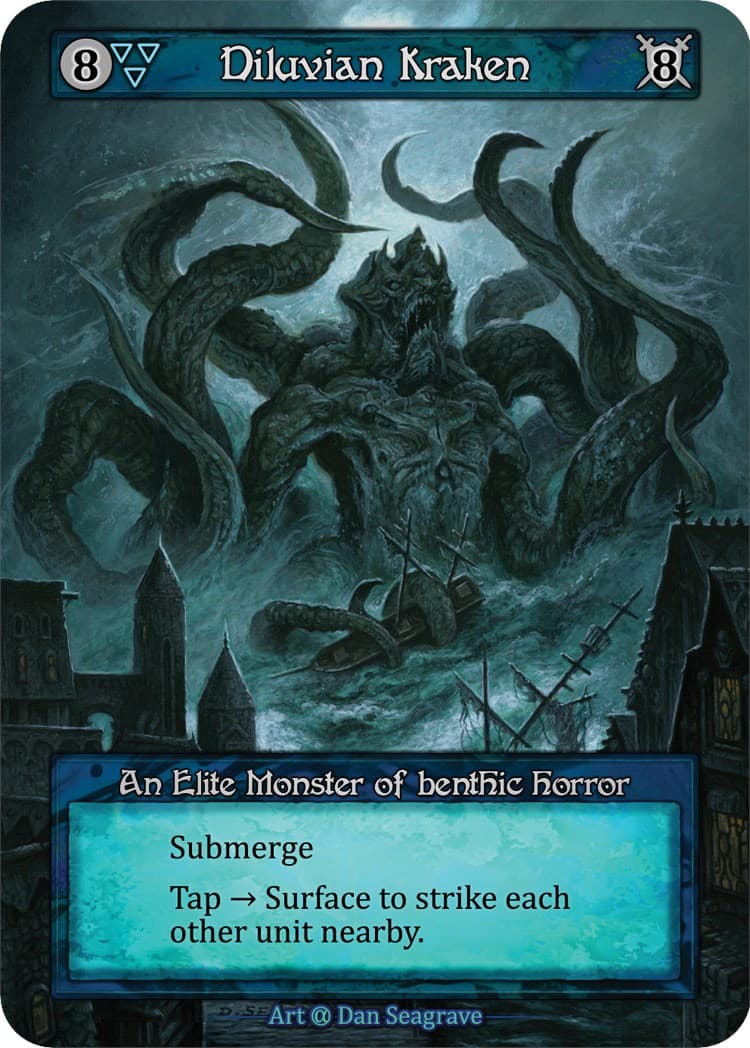 Diluvian Kraken (Preconstructed Deck) — Alpha card