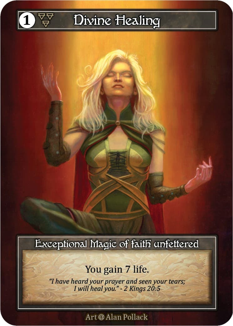 Divine Healing (Foil) — Alpha card