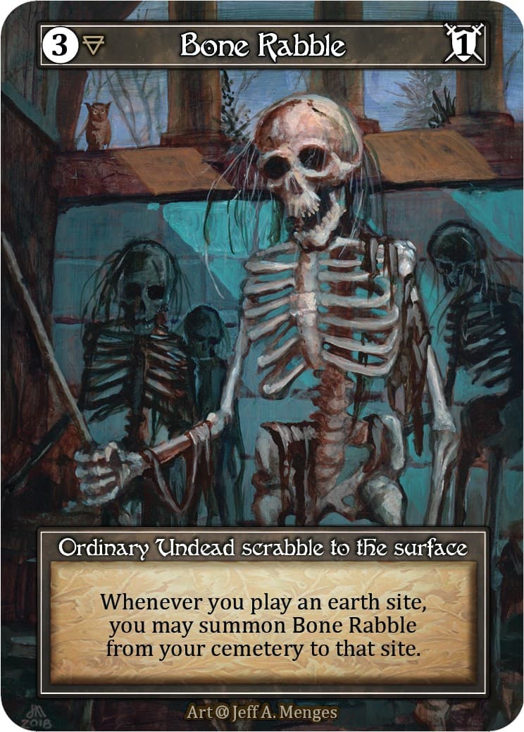 Bone Rabble (Foil) — Alpha card