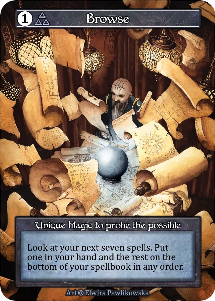 Browse (Foil) — Alpha card