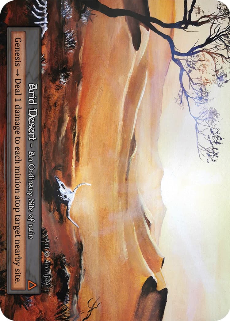 Arid Desert (Preconstructed Deck) — Alpha card