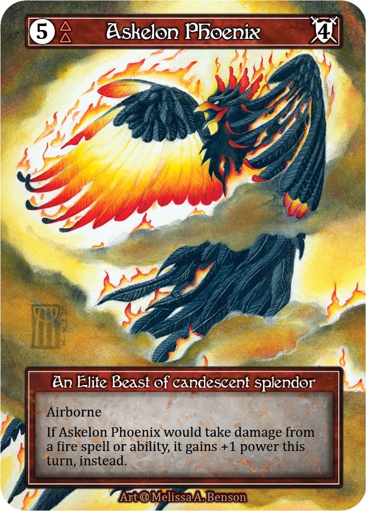 Askelon Phoenix (Foil) — Alpha card
