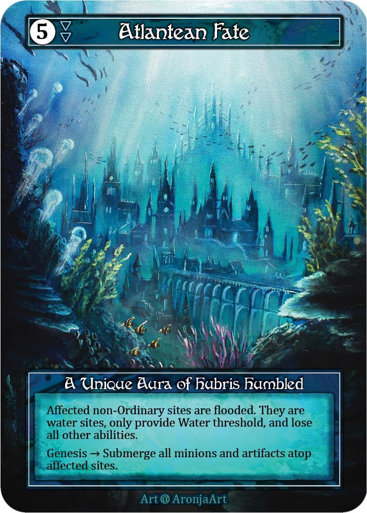 Atlantean Fate (Foil) — Alpha card