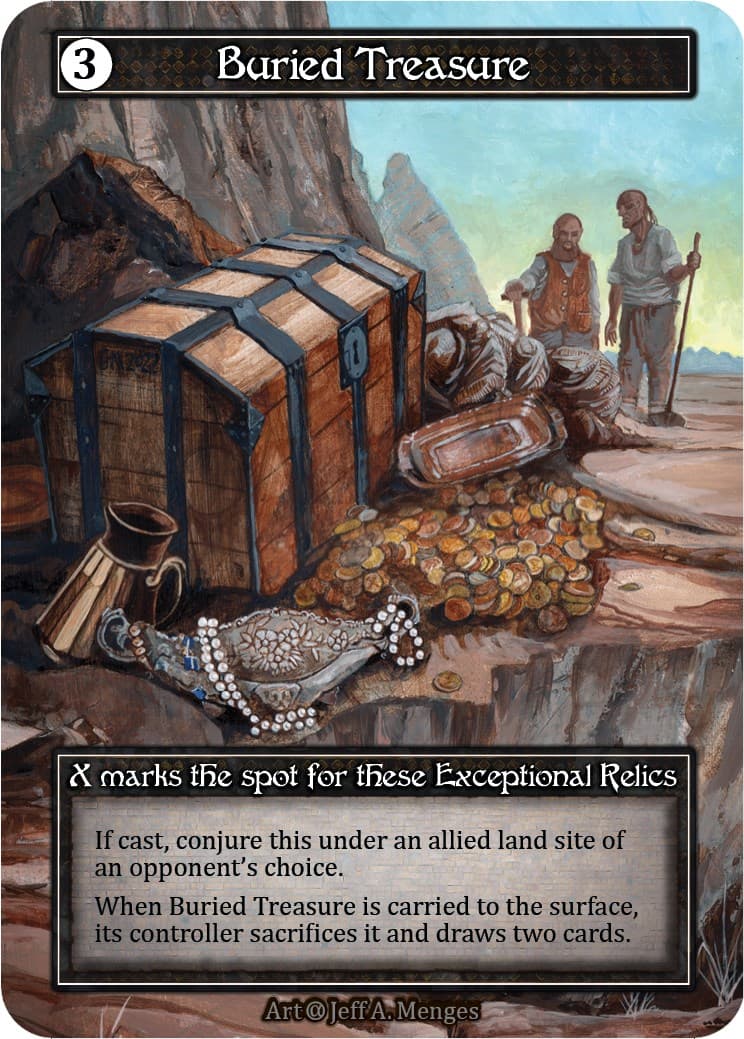 Buried Treasure (Foil) — Alpha card