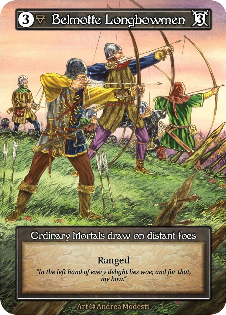 Belmotte Longbowmen (Foil) — Alpha card