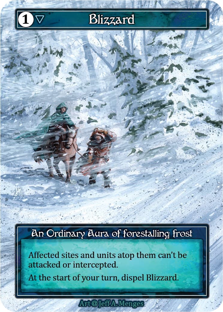 Blizzard (Foil) — Alpha card