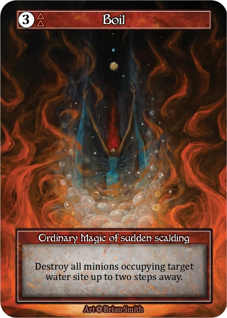 Boil (Foil) — Alpha card