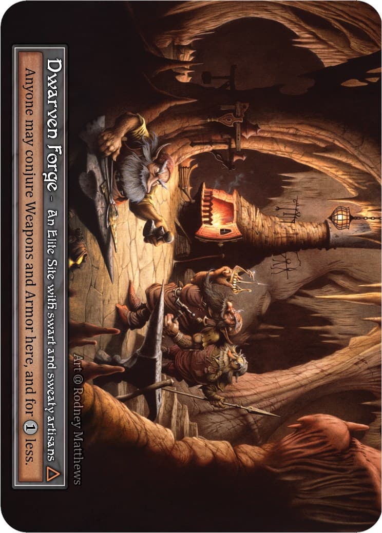 Dwarven Forge (Foil) — Alpha card