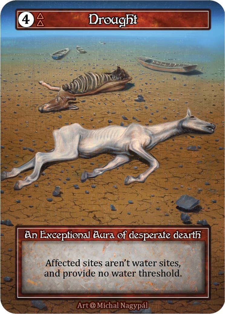 Drought (Foil) — Alpha card