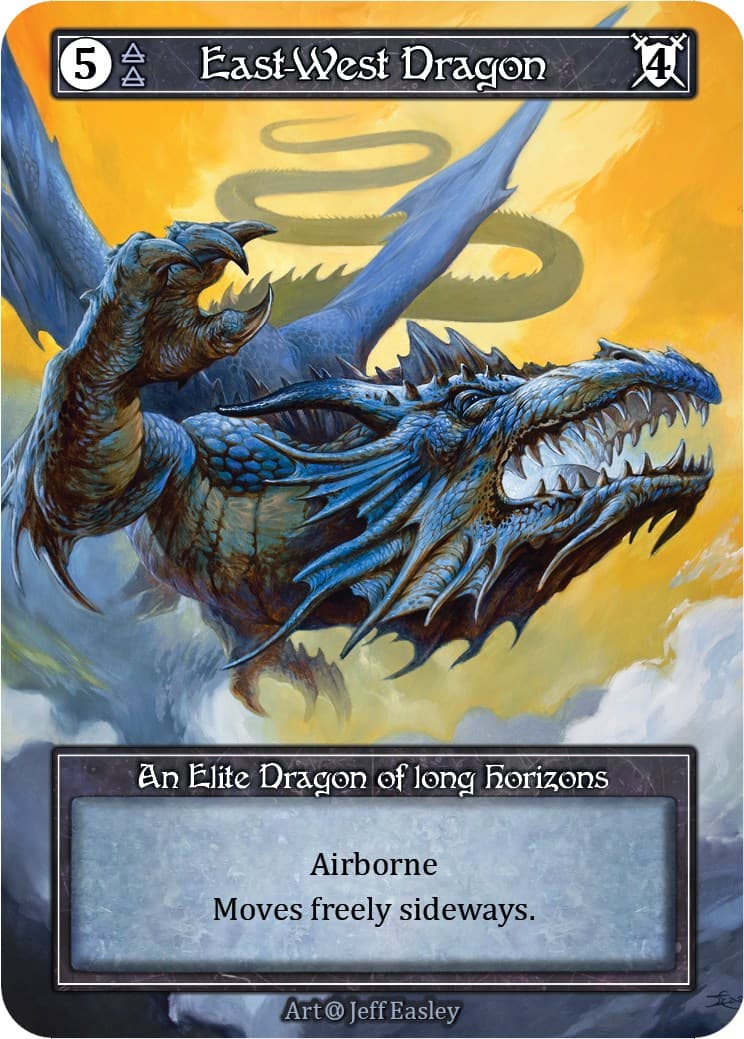 East-West Dragon (Foil) — Alpha card